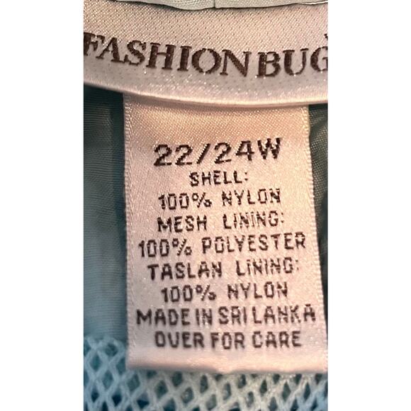 FASHION BUG 2-PIECE HOODIE TRACK SUIT, SWEAT SUIT, WOMENS, 18/20W-22/24W, BLUE - Picture 11 of 12